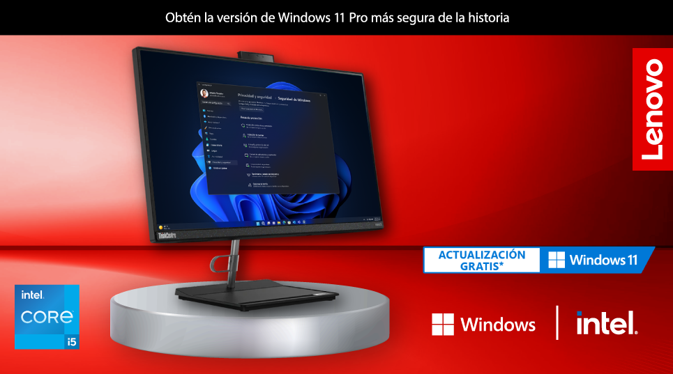 Lenovo All-In-One Thinkcentre Neo 30A: ideal para el trabajo colaborativo y una máxima productividad